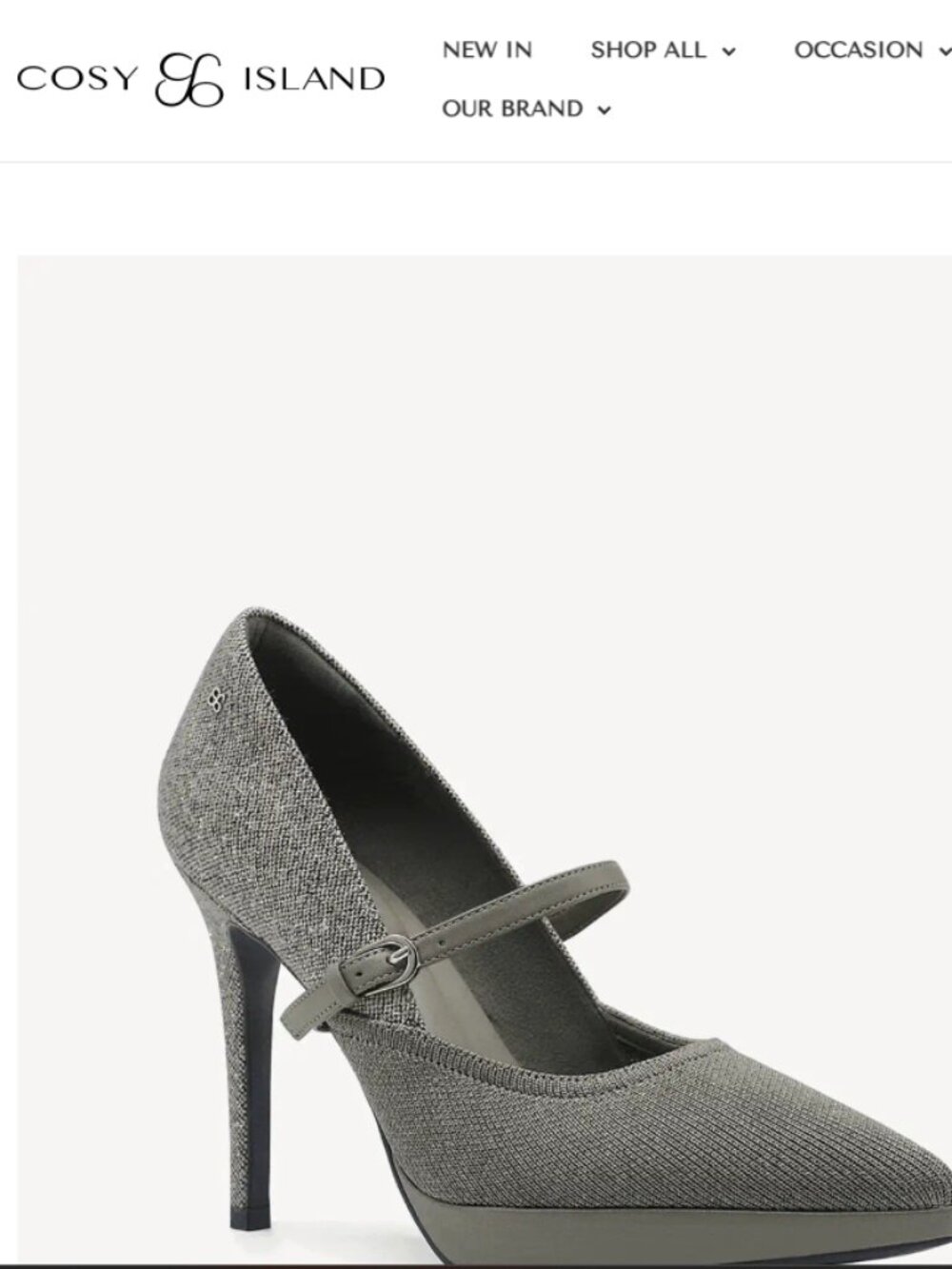 Cozy Island StyleFlex Duet Pointed Toe Heeled Platform Pump